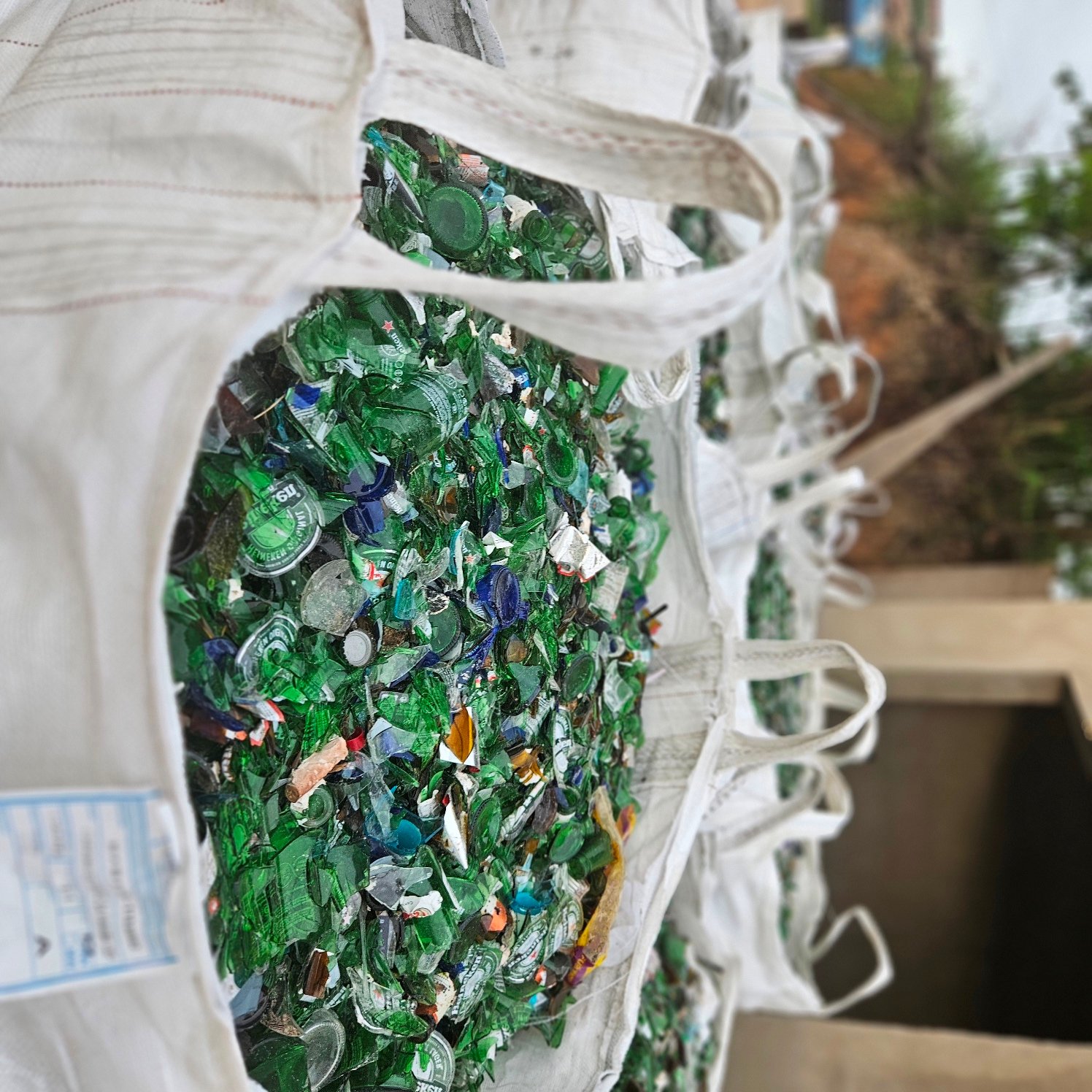 Vidro para reciclagem